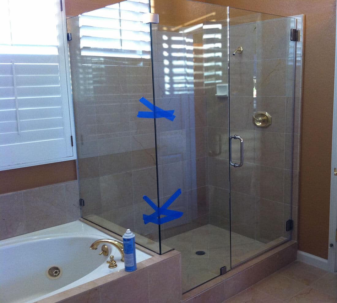 anthonys glass and mirrors residential installation shower door replacement 04
